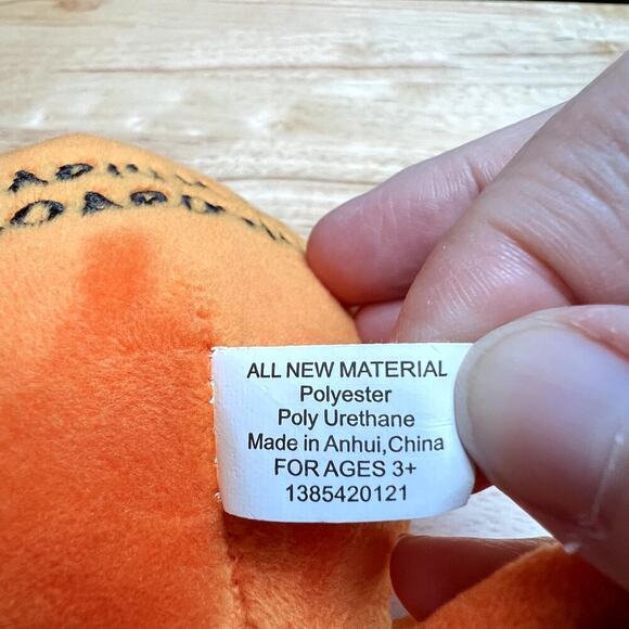 Orange Kawaii Octopus Plush, Aquarium At The Boardwalk Stuffed Animal Small - Picture 5 of 5